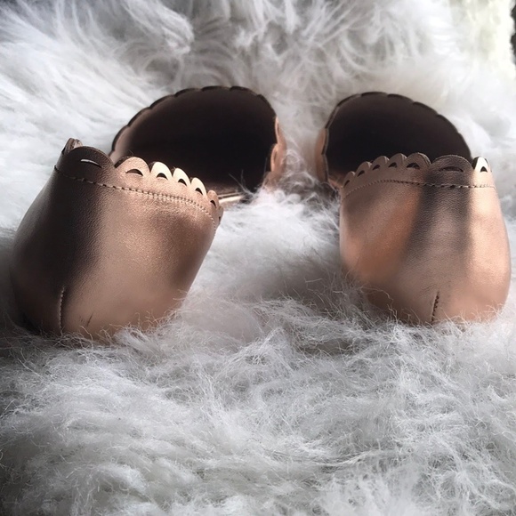 🆕NIB rare Seychelles rose gold leather flats - Picture 7 of 8